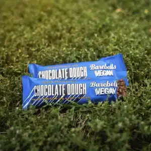 Barebells VEGAN Chocolate Dough 12er-Set zuckerfreier Proteinriegel vegan keto low sugar no added sugar Diabetikernahrung Sportnahrung Eiweiss zuckerfrei