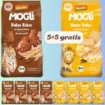 Mogli Kekse Aktion zuckerfreie Butterkekse zuckerfreie Kakaokekse Sonderangebot sugarfree no added sugar ohne Zuckerzusatz gesüßt mit Agave BIO Demeter Qualität ohne Palmöl