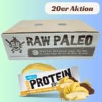 Raw Protein Jungle Banana Aktionsset 20er zuckerfreier Riegel Maxsport no added sugar sugarfree