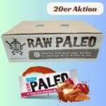 Raw Paleo Apple Cinnamon Aktionsset 20er Riegel zuckerfrei ohne Zuckerzusatz mit Dattel gesüßt natürlich no added sugar sugarfreeeu