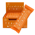 Tzampas Golden Milk Die Kämpferin Box zuckerfreier Riegel Gerste bio ohne Zucker no added sugar sugarfree