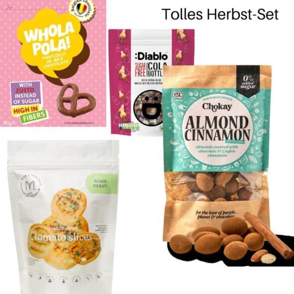 Herbstpaket ohne Zuckerzusatz zuckerfrei naschen Diabetikerlebensmittel keto low carb Saisonprodukt